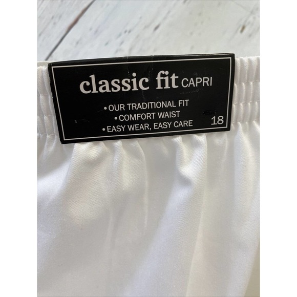 Copied - White Alfred Dunner Women's Pull-on Classic Fit Pants Size 18 - Picture 5 of 6